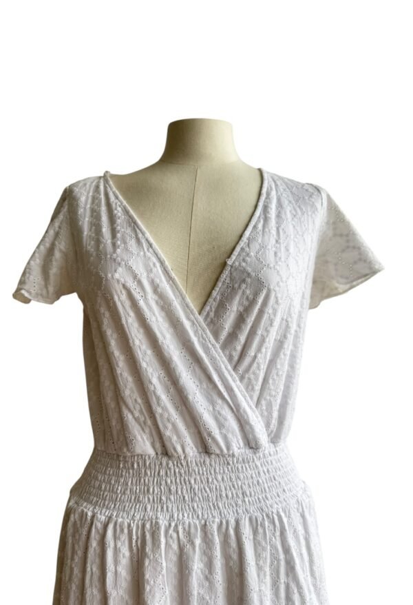 MICHAEL KORS - COTTON WHITE DRESS - Image 7